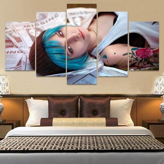 Anime Inspired Cosplay Chloe Pricefield Wall Art Canvas Painting
