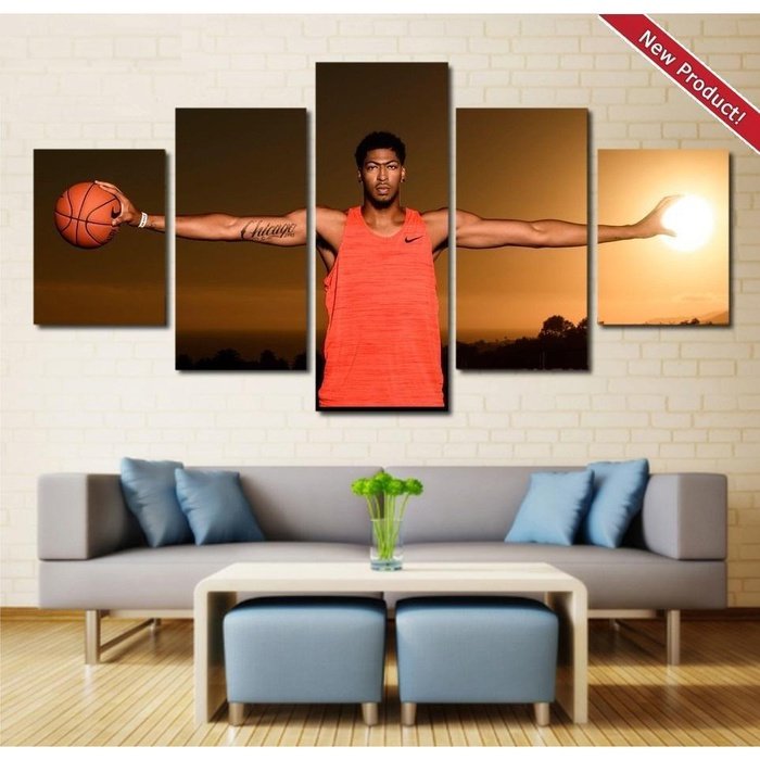 Anthony Davis Wall Art Canvas Painting Framed Free Shipping