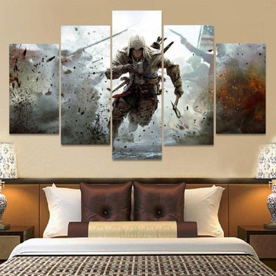 Assassin's Creed Connor Wall Art Canvas Painting Framed