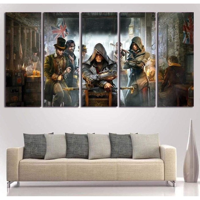 Assassins Creed Syndicate Canvas Art Prints Poster Painting Framed