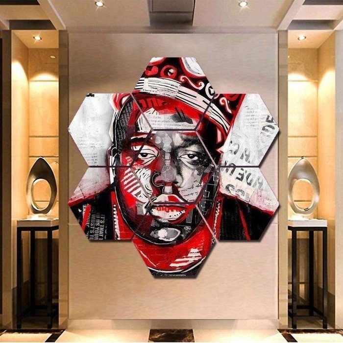 Biggie Smalls Wall Art Canvas Painting Decor Poster Framed