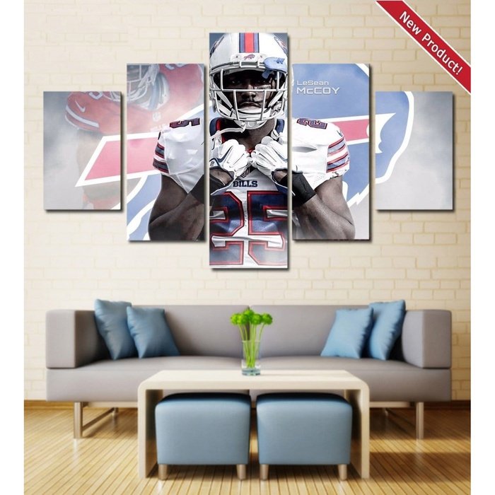 LeSean McCoy Wall Art Canvas Painting Framed