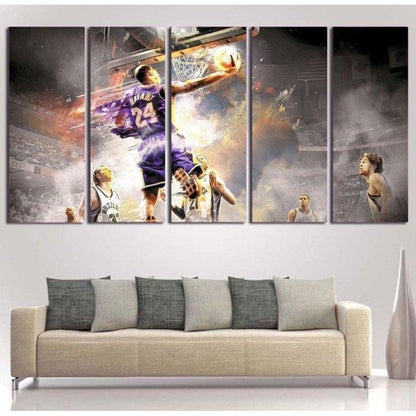 Black Mamba Kobe Bryant Wall Art Canvas Decor Framed
