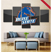 Boise State Football Wall Art Canvas Painting Framed Home Decor