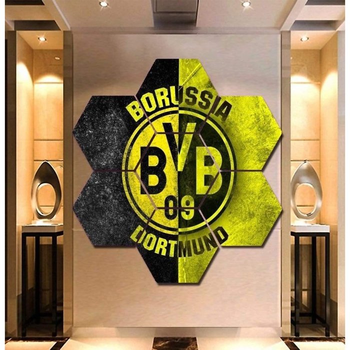 Borussia Dortmund Wall Art Canvas Painting Framed