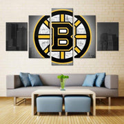 Boston Bruins Wall Art Painting Canvas Poster Free Shipping