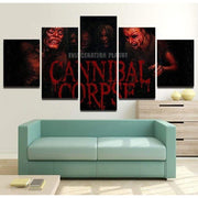 Cannibal Corpse Wall Art Canvas Painting Framed Home Decor