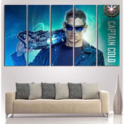 Captain Cold Canvas Art Prints Poster Painting Framed
