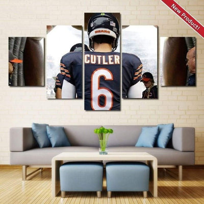 Chicago Bears Jay Culter Wall Art Canvas Painting Framed