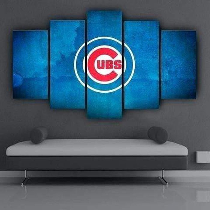 Chicago Cubs Wall Art Painting Canvas Framed Poster Decor