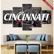 Cincinnati Bearcats Wall Art Painting Canvas Poster Print Decor.-SportSartDirect-Cincinnati Bearcats Wall Art