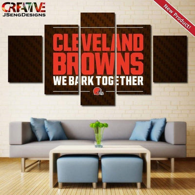 Cleveland Browns Canvas Print Framed