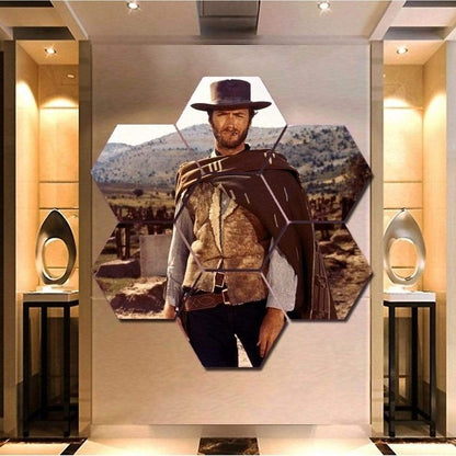 Clint Eastwood Wall Art Canvas Painting Framed