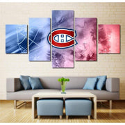 Montreal Canadiens Canvas Painting Decor Wall Art Poster Framed.
