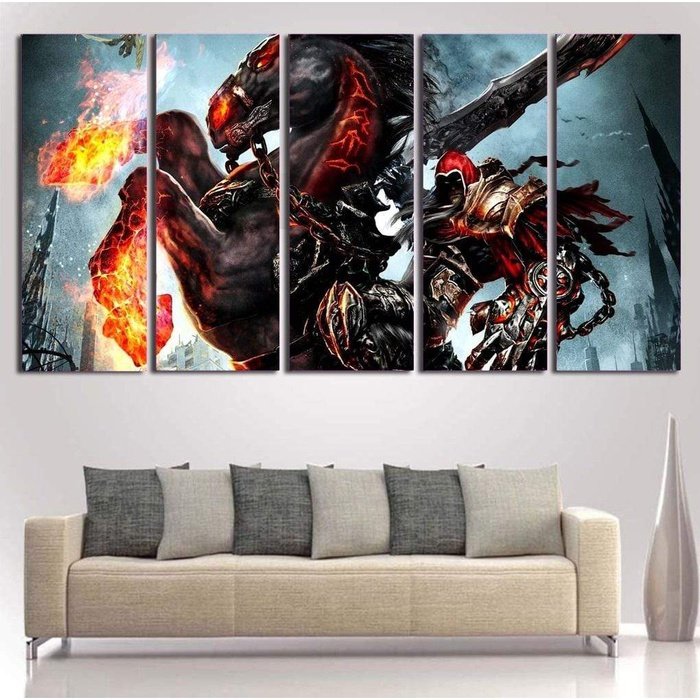 Darksiders Canvas Art Prints Poster Painting Framed