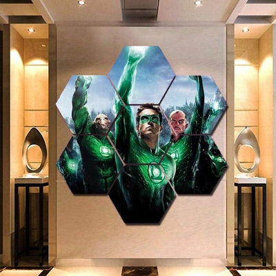 DC Comics Green Lantern Wall Art Canvas Painting Framed