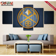 Denver Nuggets Canvas Painting Poster Wall Art Framed Decor