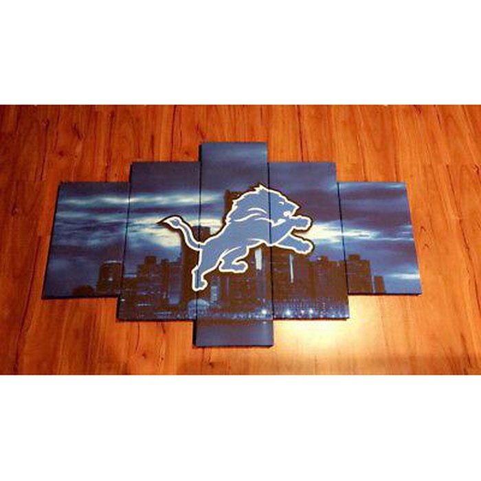 Detroit Lions Wall Art Canvas Painting Home Decor Poster