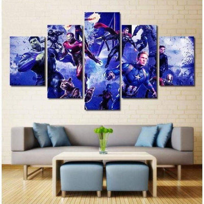 End Game Avengers Wall Art Canvas Painting Framed Free Shipping