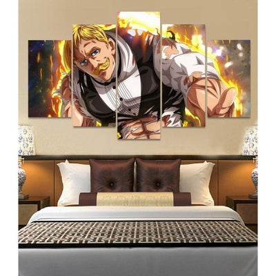 Escanor Wall Art Canvas Painting