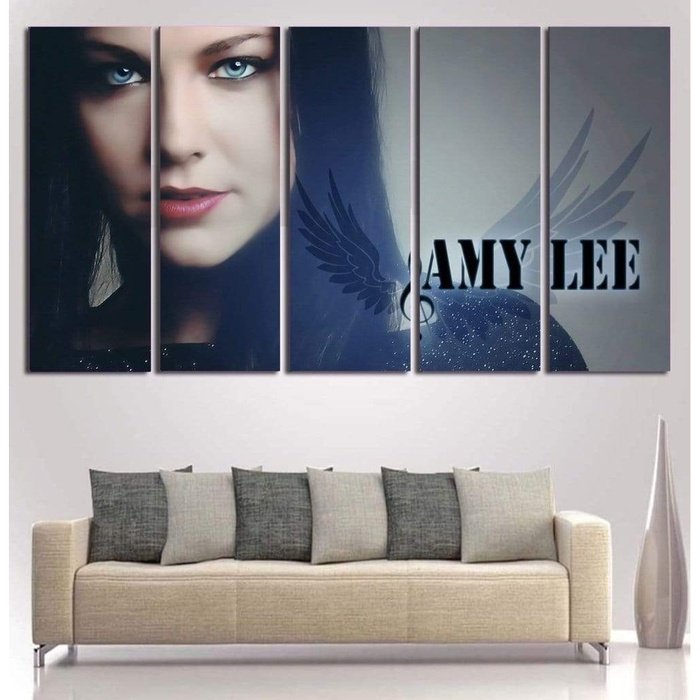 Evanescence Amy Lee Canvas Art Prints Poster Painting Framed