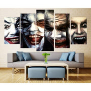 Evolution Joker Wall Art Canvas Painting Framed Home Decor