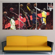 Evolution Lebron James Canvas Art Painting Wall Art Framed