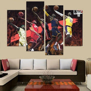 Evolution Lebron James Canvas Art Painting Wall Art Framed