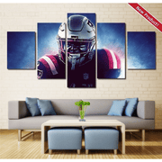 Sony Michel Patriots Artwork Canvas Framed Poster Home Decor
