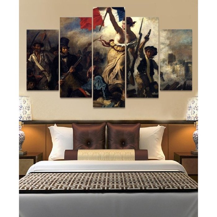 French Revolution Wall Art Canvas Painting Framed