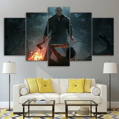 Friday th Wall Art Canvas Painting Framed Home Decor