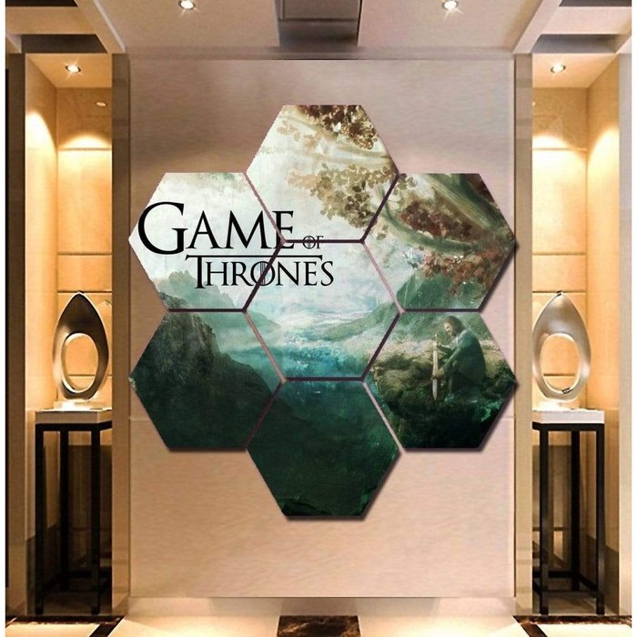Game Thrones Wall Art Canvas Painting Framed Off