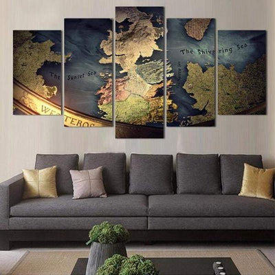 Game Thrones Wall Art Decor Painting Canvas Framed.