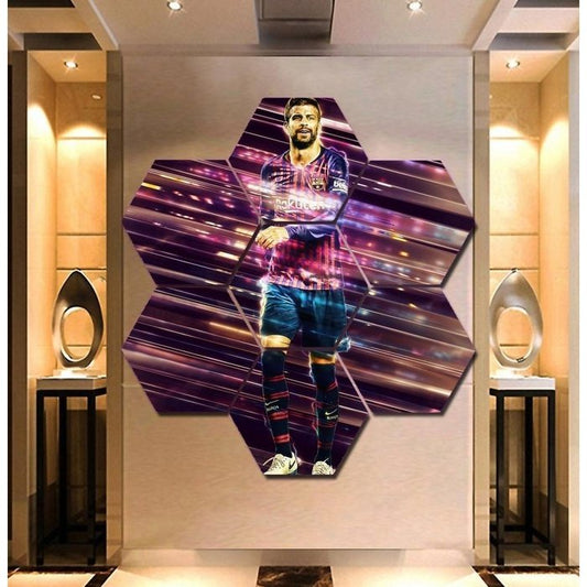Gerard Piqué Wall Art Canvas Painting Framed Free Shipping
