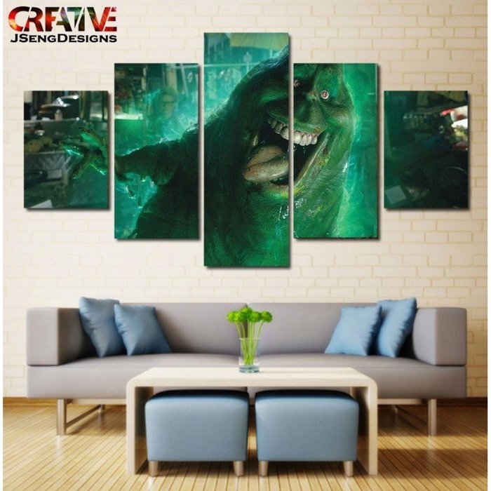Ghostbusters Wall Art Canvas Painting Framed Home Decor