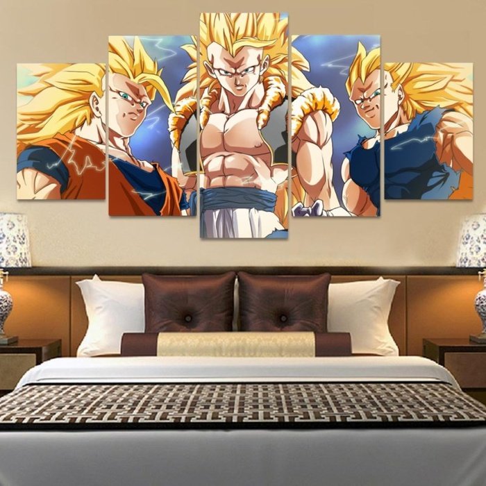 Gogeta Dragon Ball Wall Art Canvas Painting Framed