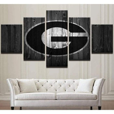 Green Bay Packers Wall Art Painting Canvas Picture Poster-SportSartDirect-