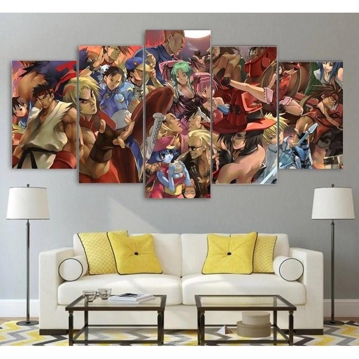 Guilty Gear Street Fighter Wall Art Canvas Painting