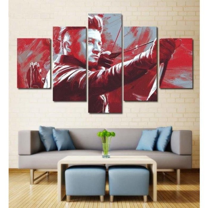 Hawkeye Avengers End Game Wall Art Home Decor Canvas Painting Framed