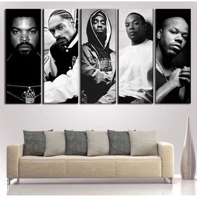 Hip Hop Legends Canvas Art Prints Poster Painting Framed