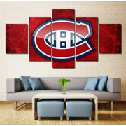 Hockey Montreal Canadiens Painting Canvas Home Decor Wall Art Poster.