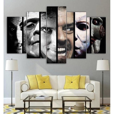 Horror Classics Collection Wall Art Canvas Painting Framed