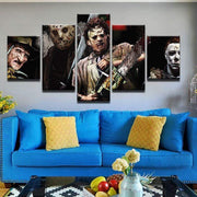 Horror Collection Wall Art Canvas Painting Framed Home Decor