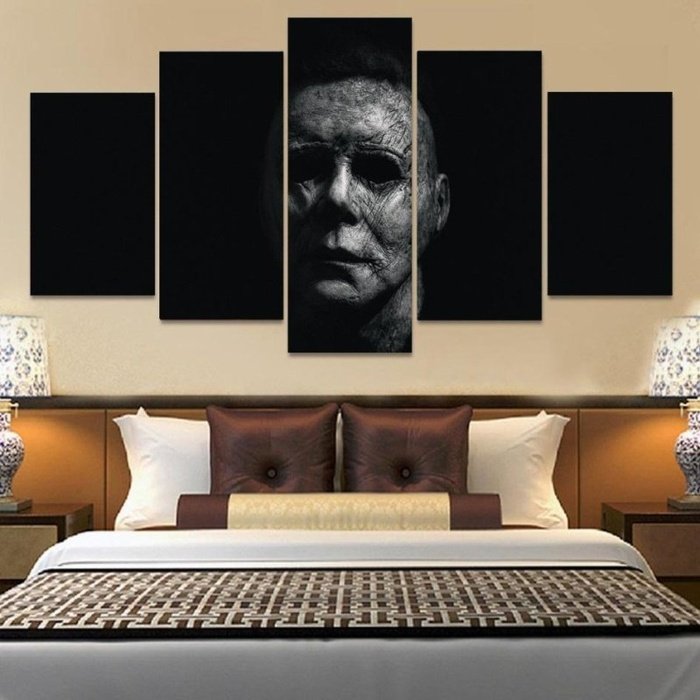 Horror Movie Halloween Michael Myers Wall Art Canvas Painting