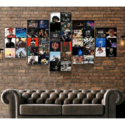 Hip Hop Wall Art Framed Customize Album Covers