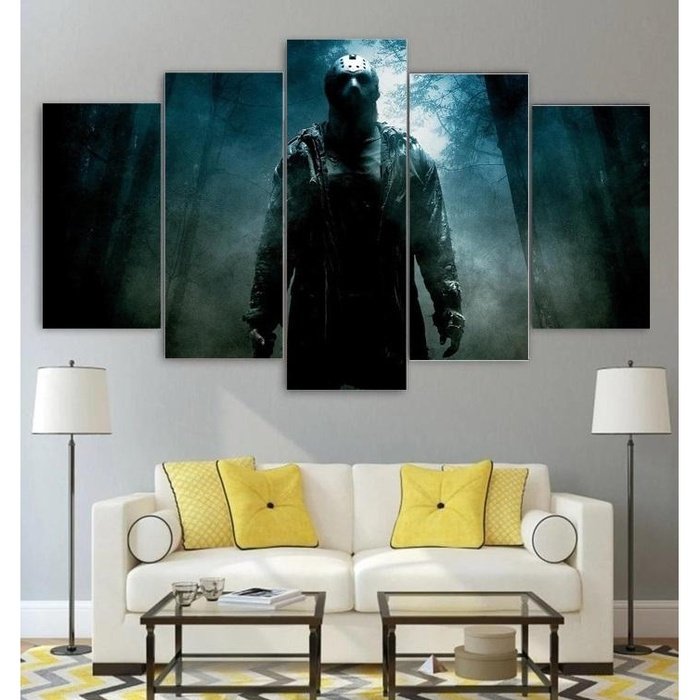 Jason Voorhees Wall Art Painting Canvas Framed Friday th