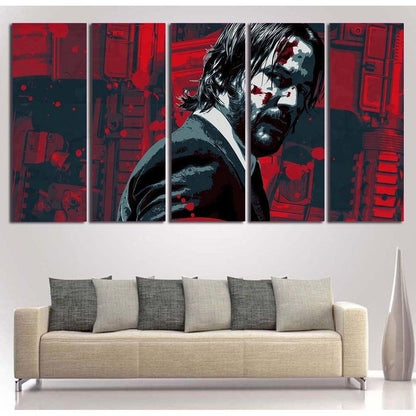 John Wick Chapter Canvas Art Prints Poster Painting Framed