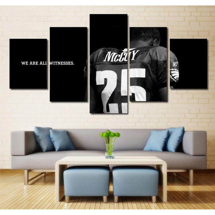 LeSean McCoy Wall Art Canvas Painting Framed