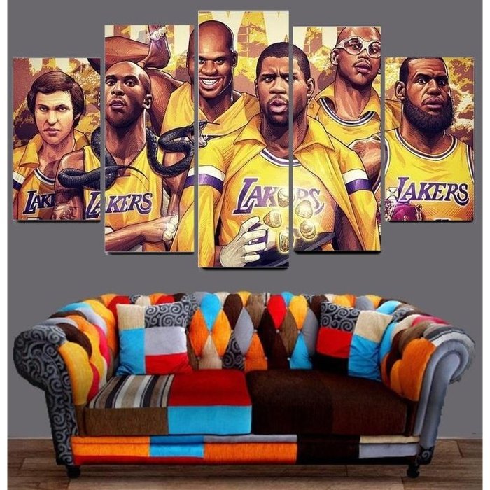 Lebron Lakers Jersey Wall Art for Sale