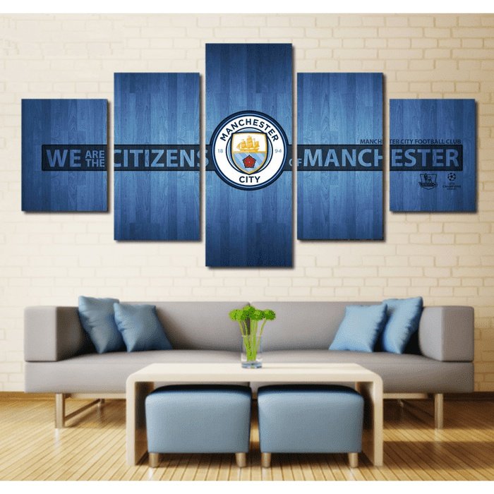 Manchester City F.C. Wall Art Canvas Painting Free Shipping